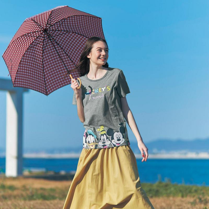 【ディズニー夏じたく♪】プリントＴシャツ（選べるキャラクター）