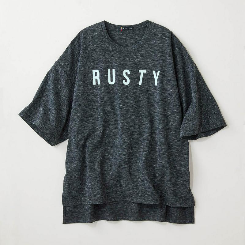 普段着としてもＯＫ！水陸両用オーバーサイズ半袖Ｔシャツ（ラスティ/RUSTY）