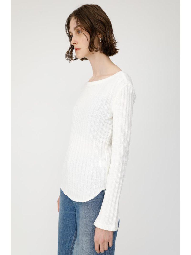 COMPACT RIB LS Tシャツ（MOUSSY）