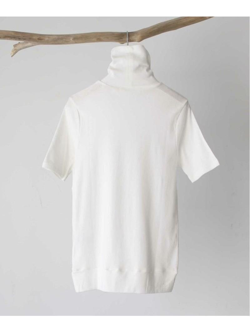 harmonie -OrganicCotton-(アルモニ オーガニックコットン) フライス5分丈袖無地タートルネック（harmonie）