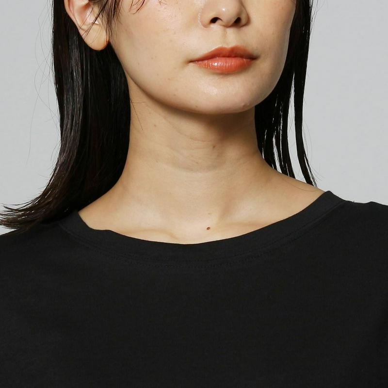 遮熱ドロップショルダーコットン混Ｔシャツ