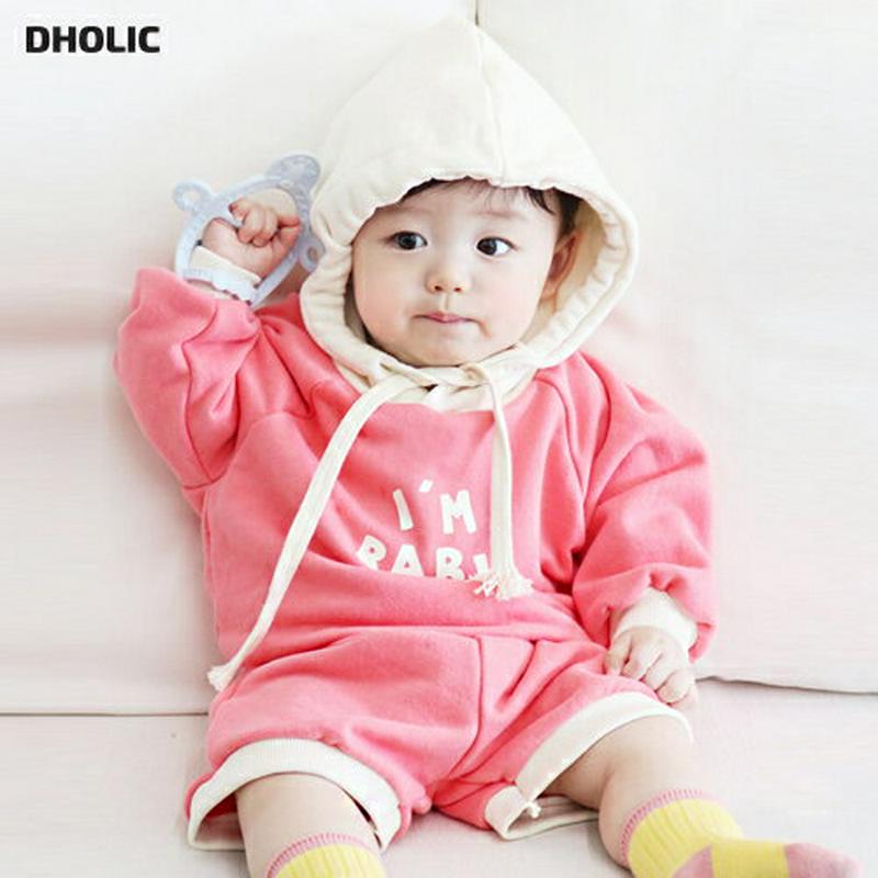 【キッズ30%OFF】I'M BABY上下SET・p000353 キッズ【0~2才】【bc】【セットアップ パーカー フード フーディー ロゴ 長袖 半ズボン ズボン ハーフパンツ ベビー服 出産祝い プレゼント カジュアル 女の子 男の子 子供 こども 子供服 こども服】【KIDS】