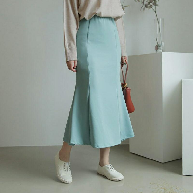 スリットフレアスカート・全3色・t61422 レディース【sk】【スカート ロング ロングスカート フレア フレアスカート 単色