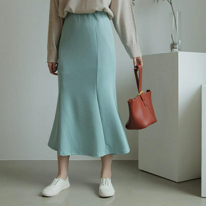 スリットフレアスカート・全3色・t61422 レディース【sk】【スカート ロング ロングスカート フレア フレアスカート 単色