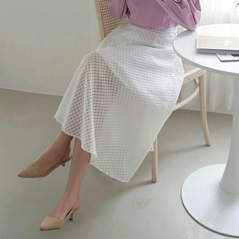 パンチングフレアスカート・全3色・t61408 レディース【sk】【スカート ロング ロングスカート パンチング フレア フレア