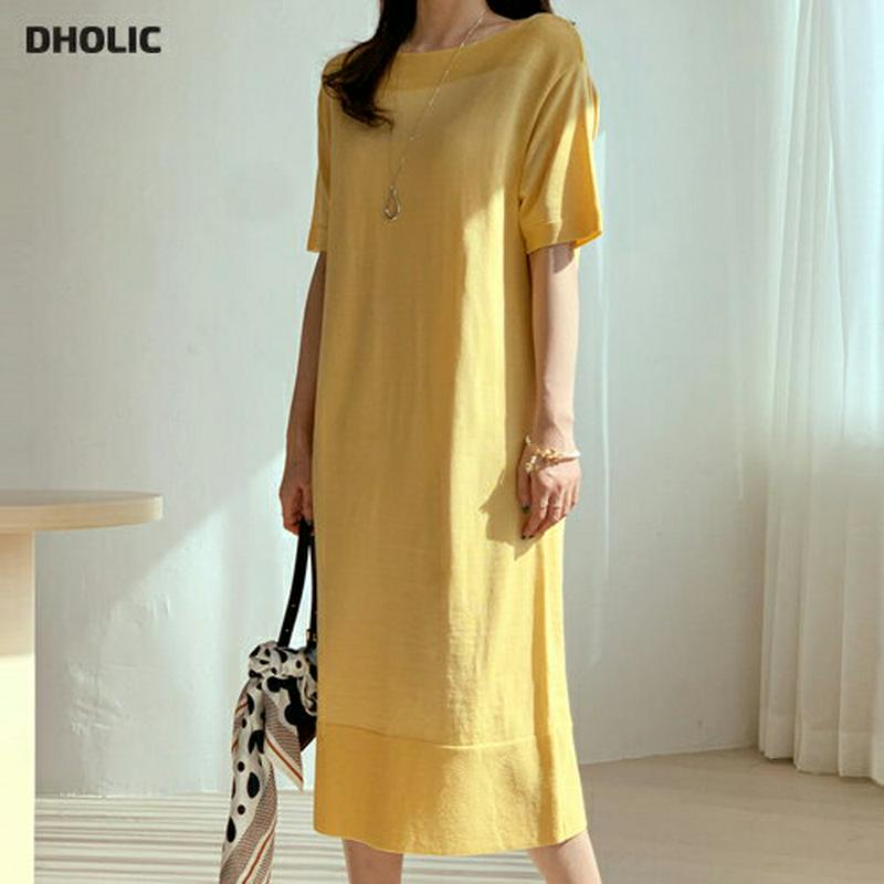 ボートネックニットワンピース・全3色・t61501 レディース【ops】【ワンピース ロング ロングワンピース ニット ニットワ