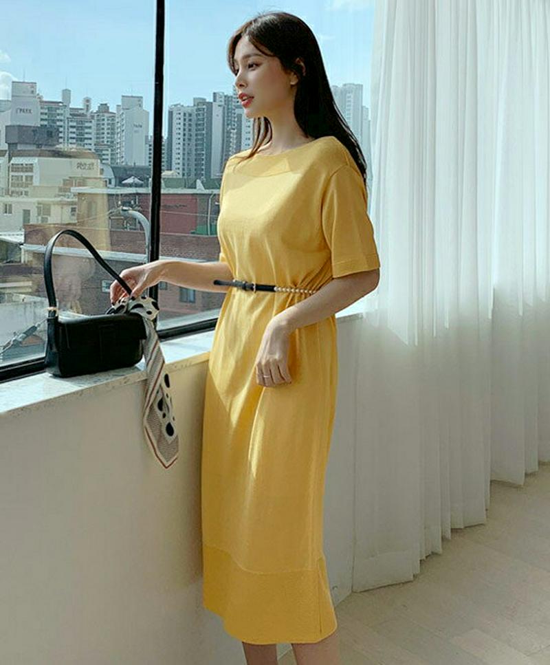 ボートネックニットワンピース・全3色・t61501 レディース【ops】【ワンピース ロング ロングワンピース ニット ニットワ