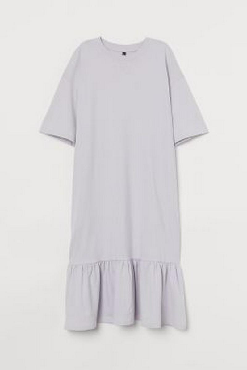 フリルヘムTシャツワンピース
