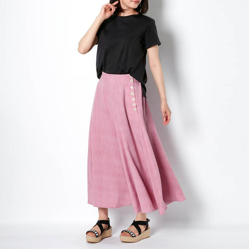 【タイムセール】丸みを隠す大人仕立てＴシャツ【綿１００％・吸水速乾・消臭】