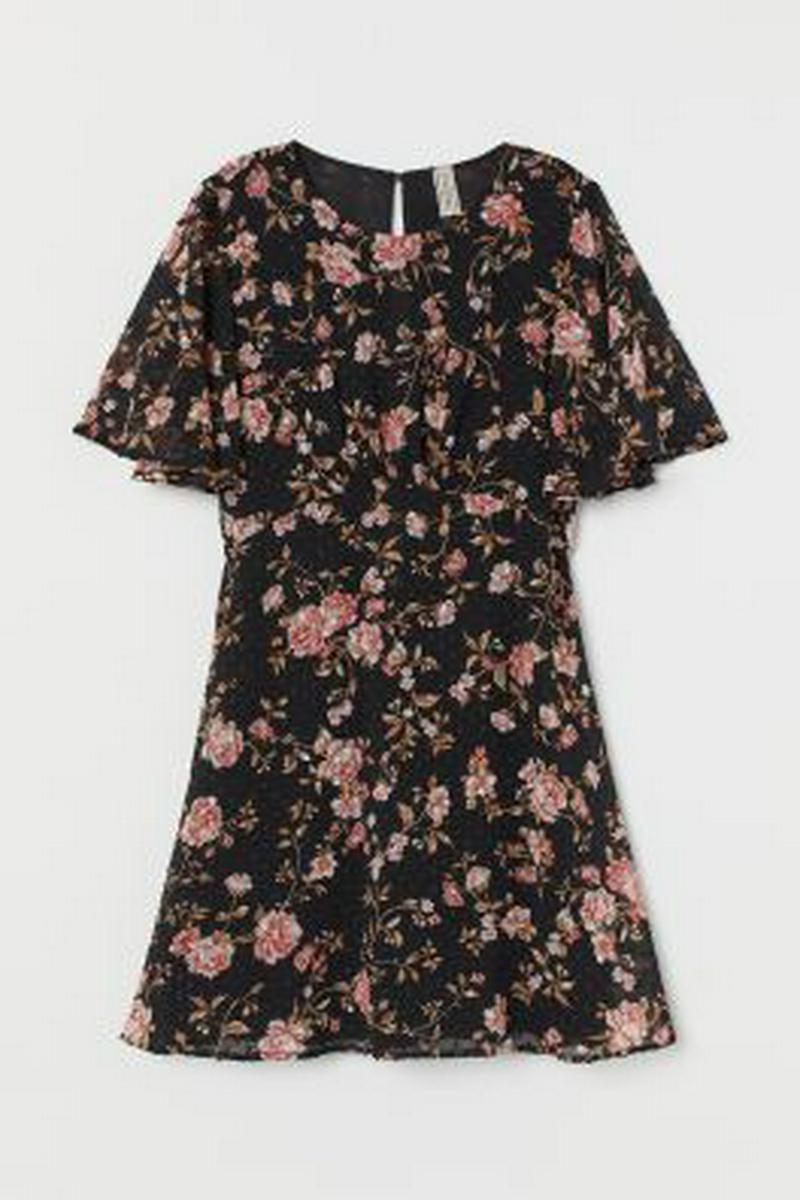 プリュムティシフォンワンピース