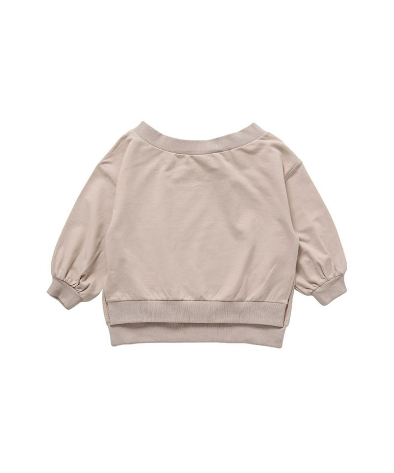 【WEB限定】レースワンショル裏毛プルオーバー