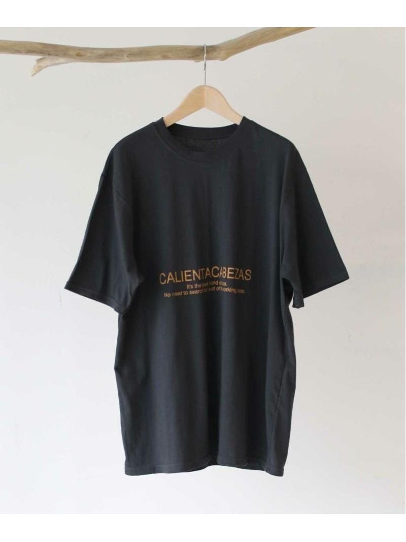 "CALIENTACABEZAS"ロゴ半袖Tシャツ（via j）