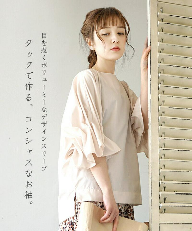 ブラウス / 拘りのデザイン性のあるブラウスで差をつけて。 レディース トップス シャツ シャツブラウス プルオーバー 半袖 6