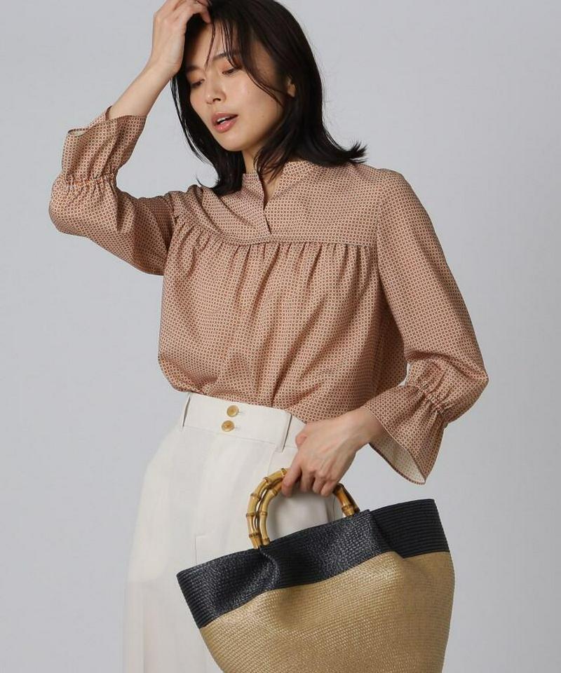 【洗える】ラッティーモダンドットブラウス