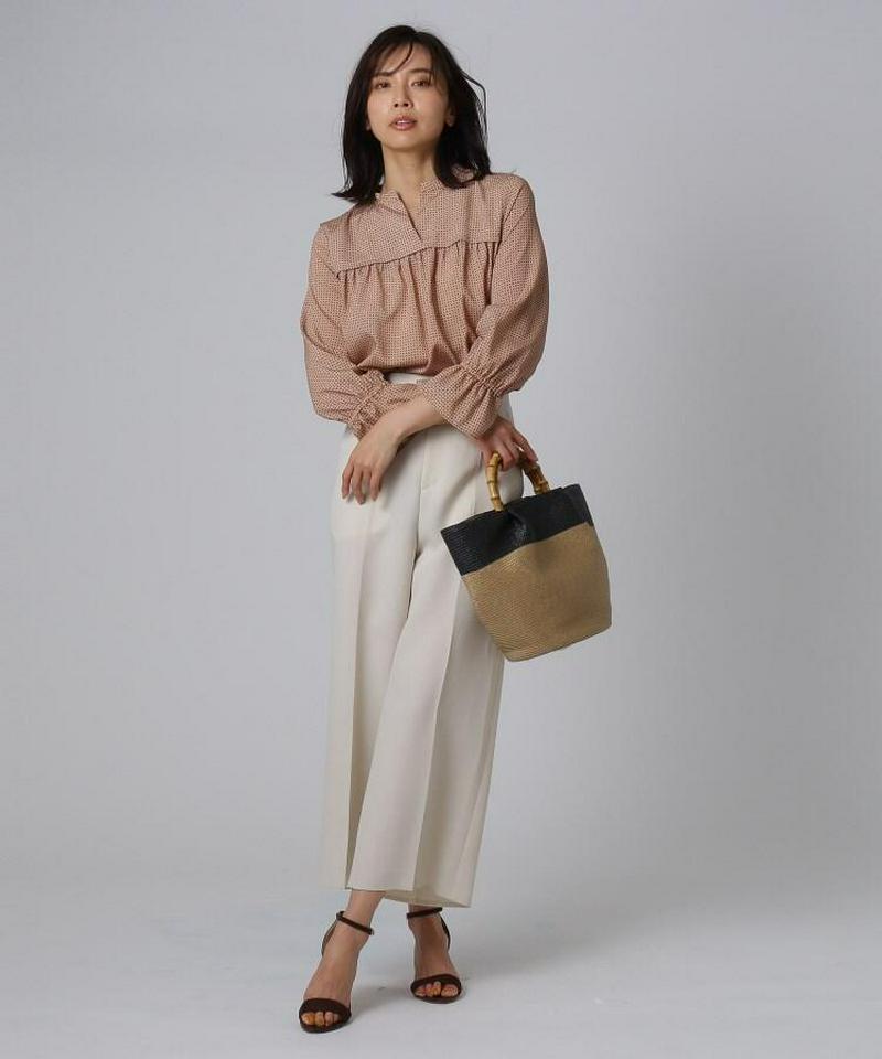 【洗える】ラッティーモダンドットブラウス