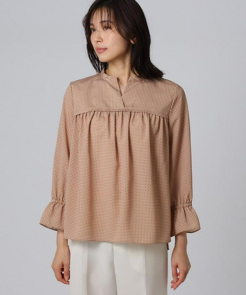 【洗える】ラッティーモダンドットブラウス