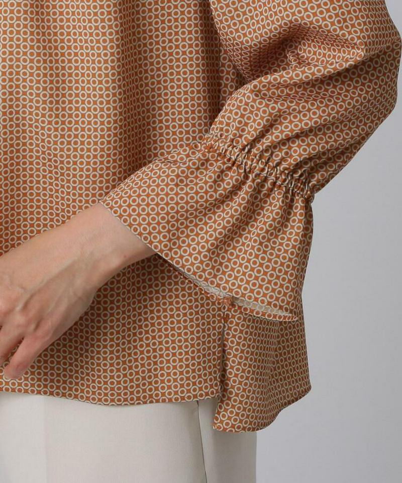 【洗える】ラッティーモダンドットブラウス