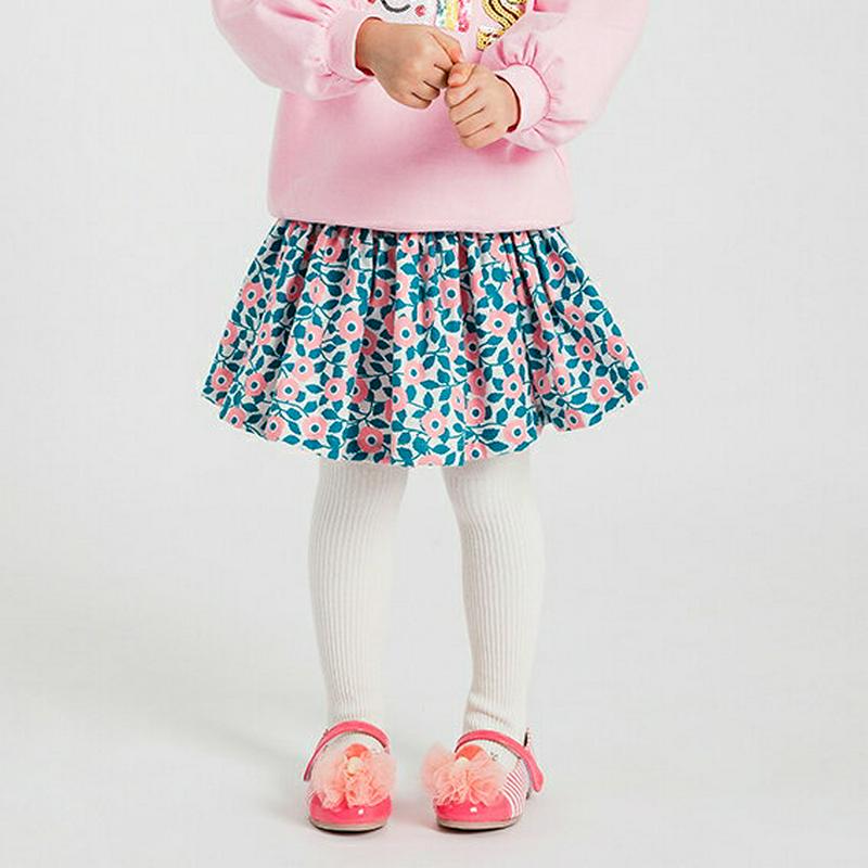 花柄フレアスカートパンツ・p000832 キッズ【3~8才】【pt】【キュロット スカートパンツ スカート パンツ ハーフパンツ 短パン 花柄 フラワー フレア フレアスカート カジュアル 春 夏 秋 女の子 子供 こども 子供服 こども服】【KIDS】