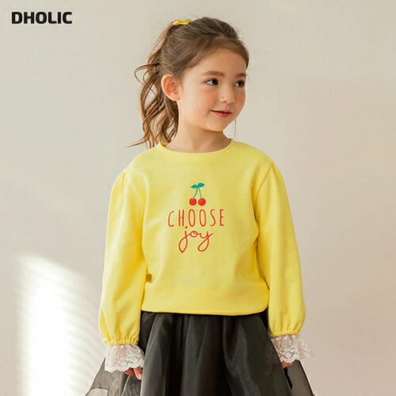 レースポイントチェリースウェット・p000719 キッズ【3~8才】【tops】【トップス スウェット トレーナー 長袖 チェリ