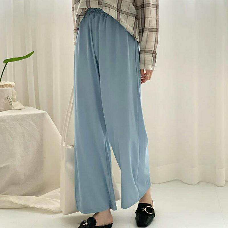 ドロストワイドパンツ・全4色・t58618 レディース 【pt】【パンツ ズボン ロング ワイド ストレート ウエストゴム ゆっ
