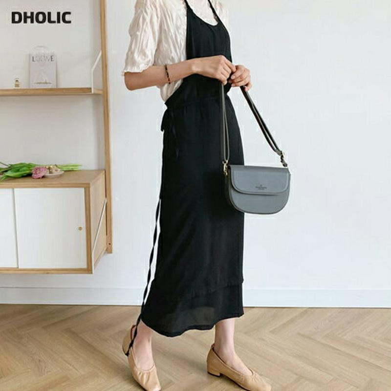 ホルターネックラップワンピース・全2色・t58610 レディース 【ops】【ワンピース ロング丈 ロング キャミソール Uネッ