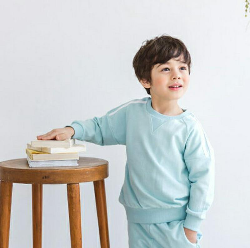 ショルダーラインスウェット・p000210 キッズ【3~8才】【tops】【トップス Tシャツ Vネック 無地 長袖 女の子 男の子 ゆったり カジュアル キッズ 子供 こども 子供服 こども服】【KIDS】