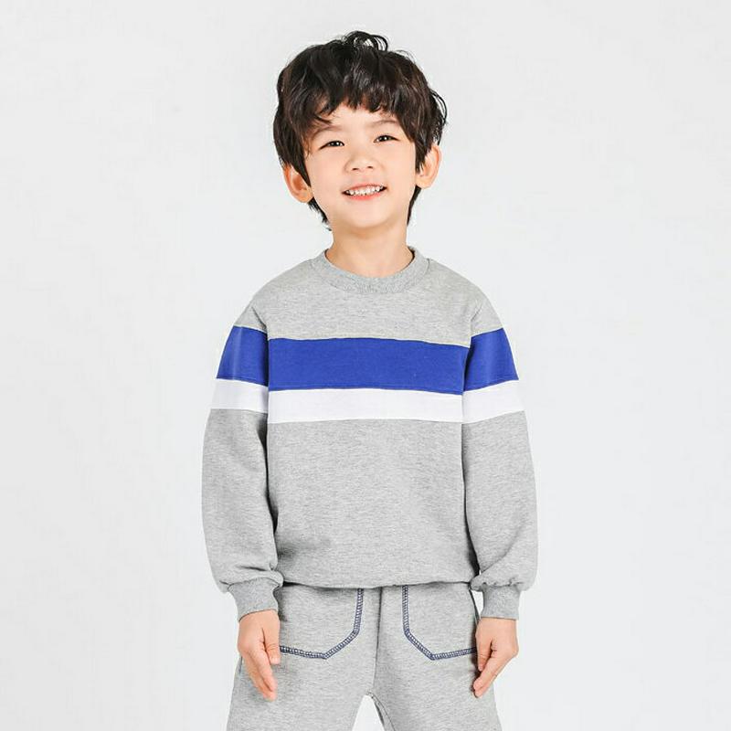 ダブルカラーラインスウェット・p000714 キッズ【3~8才】【tops】【トップス スウェット トレーナー 長袖 ライン カジュアル ラフ 男の子 女の子 子供 こども 子供服 こども服】【KIDS】