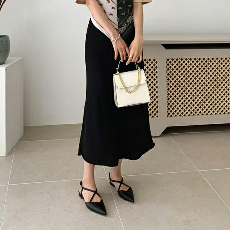 スリットフレアスカート・全4色・b55694 レディース 【sk】【スカート ロング ロング丈 無地 カジュアル スリット フレ