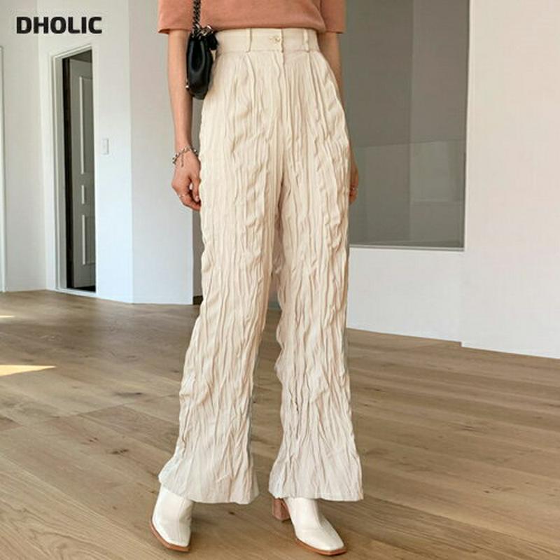 リンクルロングパンツ・全3色・t55698 レディース 【pt】【パンツ ズボン リンクル シワ しわ ロング ストレート ブー