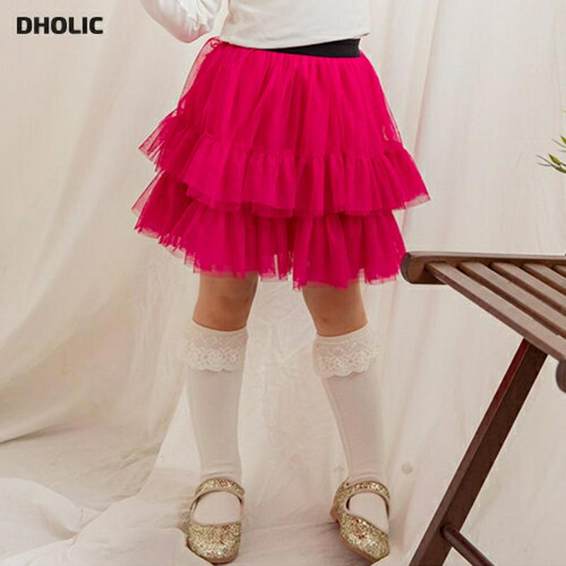 チュールティアードスカートパンツ・p000584 キッズ【3~8才】【pt】【スカートパンツ キュロット パンツ スカート 短パ