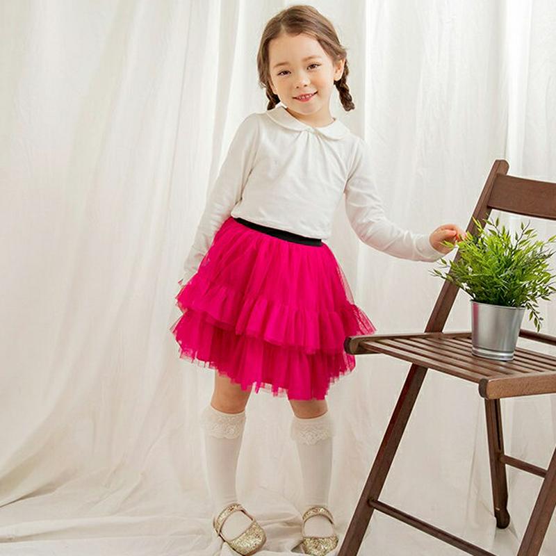 チュールティアードスカートパンツ・p000584 キッズ【3~8才】【pt】【スカートパンツ キュロット パンツ スカート 短パ