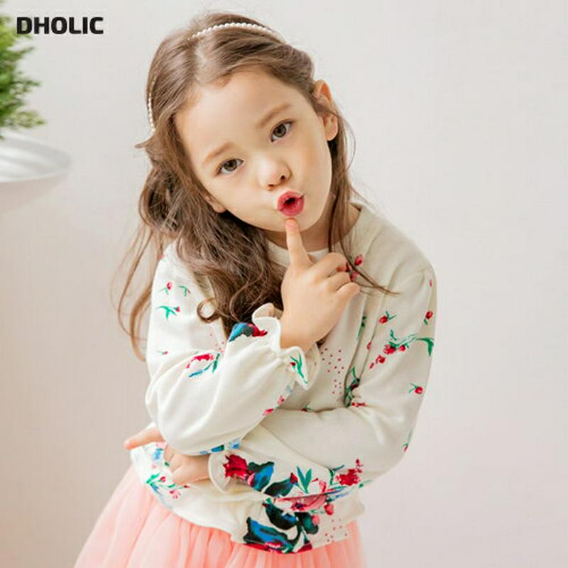 フリルヘム花柄スウェット・p000589 キッズ【3~8才】【tops】【トップス スウェット トレーナー 長袖 花柄 フラワー