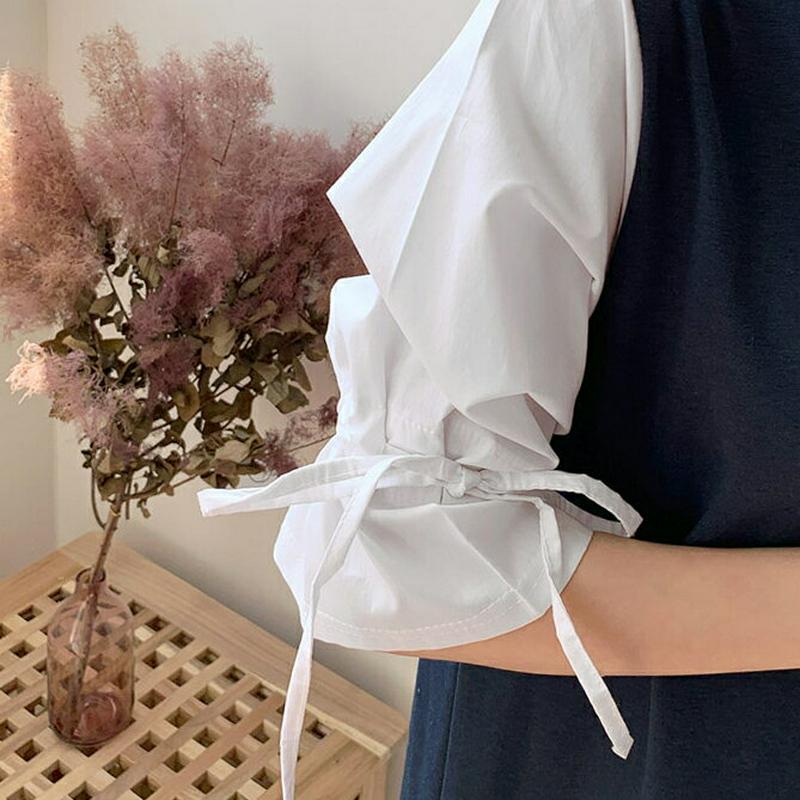 配色ドロストスリーブワンピース・全3色・t61606 レディース【ops】【ワンピース ミディ丈 ミディワンピース ドロスト 配