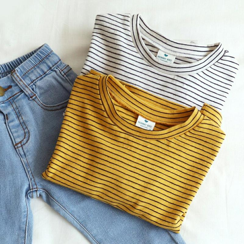 【キッズ30%OFF】ピンボーダーTシャツ・p000652 キッズ【3~8才】【tops】【トップス Tシャツ ロンT ボーダー 柄 カジュアル ピンボーダー ラフ 女の子 男の子 子供 こども 子供服 こども服】【KIDS】