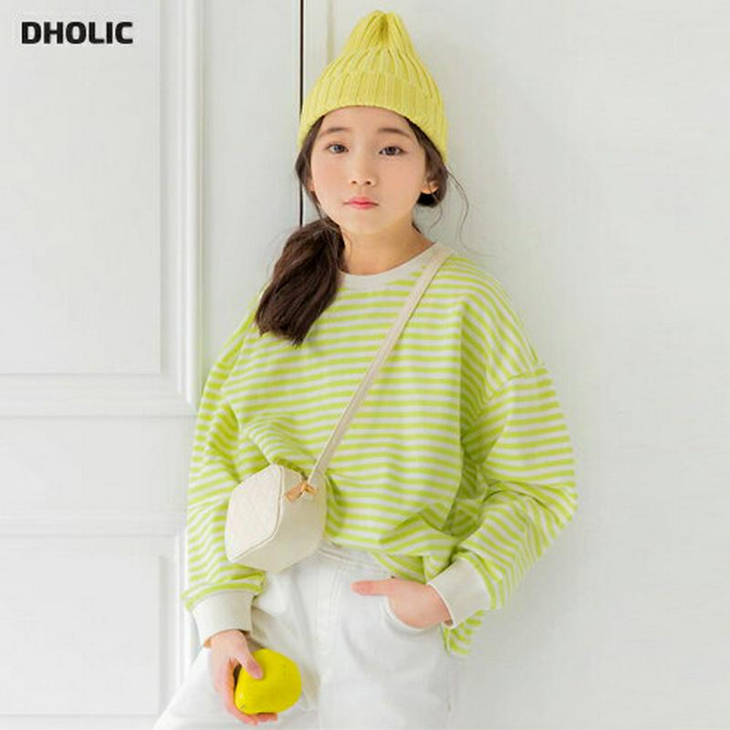 ボーダールーズスウェット・p000278 キッズ【3~8才】【tops】【トップス スウェット トレーナー ボーダー 柄 長袖 