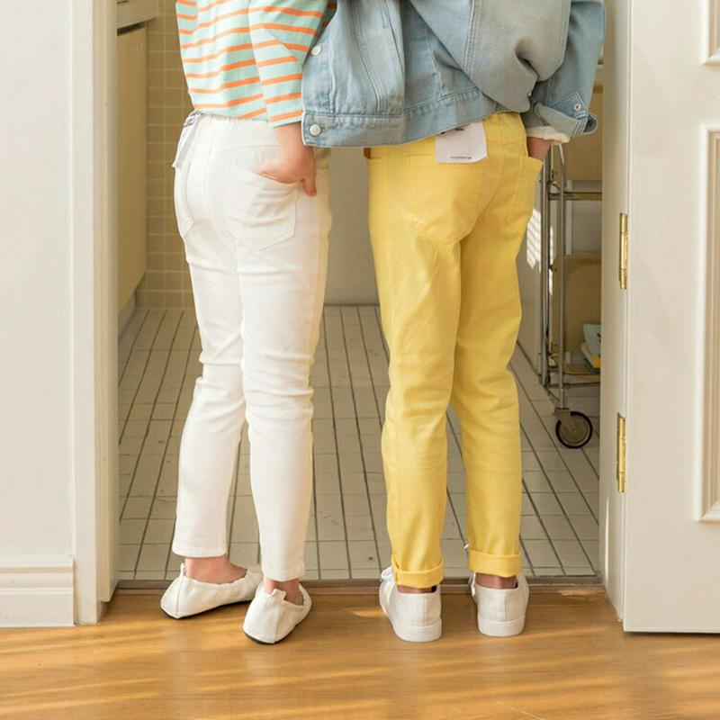スリムストレートパンツ・p000261 キッズ【3~8才】【pt】【パンツ ズボン ボトムス ロングパンツ 長ズボン ストレート