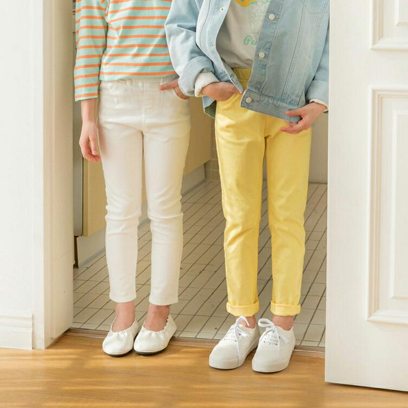 スリムストレートパンツ・p000261 キッズ【3~8才】【pt】【パンツ ズボン ボトムス ロングパンツ 長ズボン ストレート