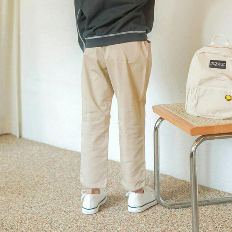 ウエストタックゴムバンドパンツ・p000260 キッズ【3~8才】【pt】【パンツ ズボン ボトムス 長ズボン ロングパンツ タ
