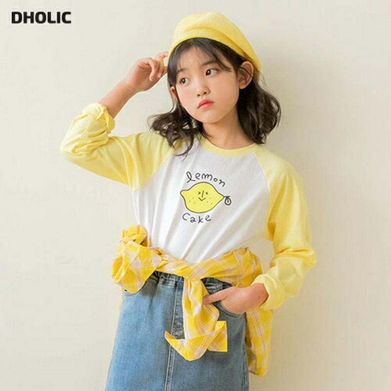 Lemon CakeラグランTシャツ・p000250 キッズ【3~8才】【tops】【トップス Tシャツ 長袖 ラグランTシャツ