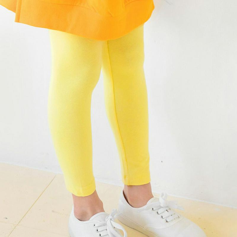 スパンカラーレギンス・p000282 キッズ【3~8才】【pt】【レギンス ズボン パンツ ロングパンツ 長ズボン ウエストゴム