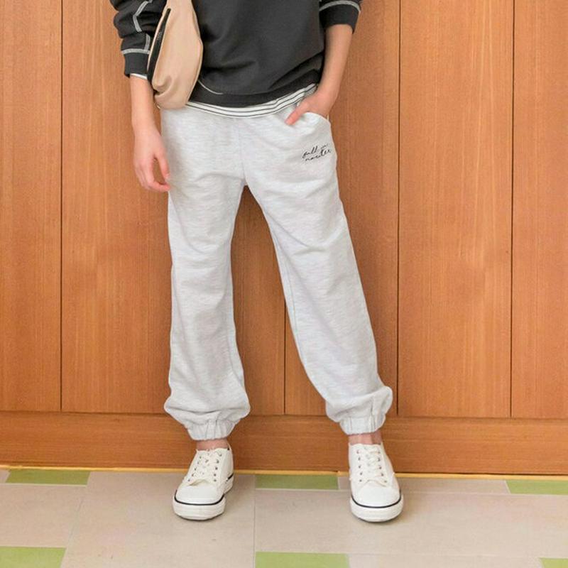 レタリングポイントスウェットパンツ・p000247 キッズ【3~8才】【pt】【ズボン パンツ 長ズボン ロングパンツ ボトムス