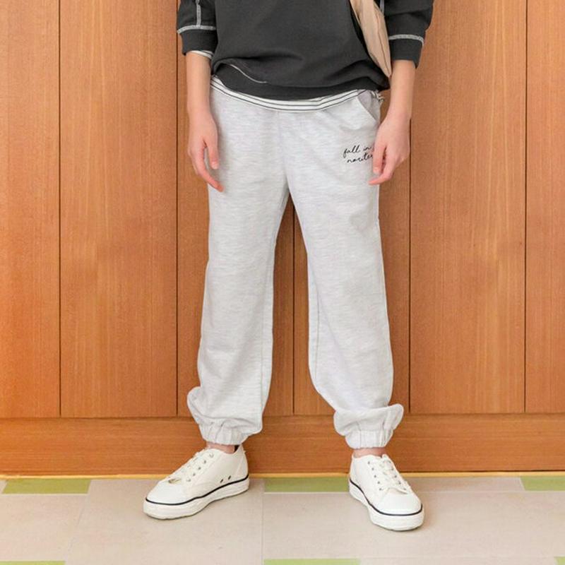レタリングポイントスウェットパンツ・p000247 キッズ【3~8才】【pt】【ズボン パンツ 長ズボン ロングパンツ ボトムス