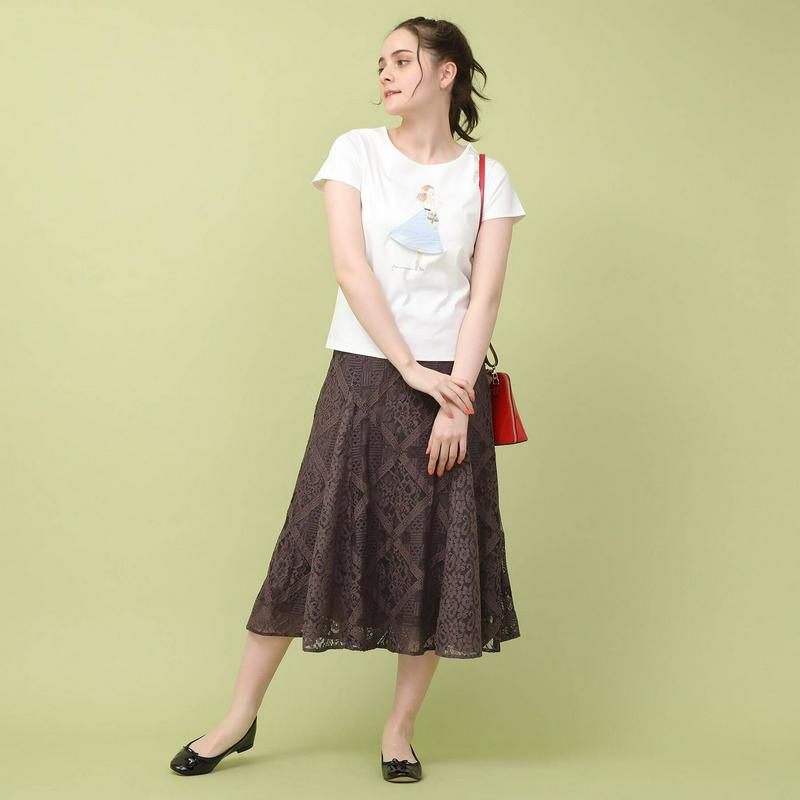 立体ガールＴシャツ