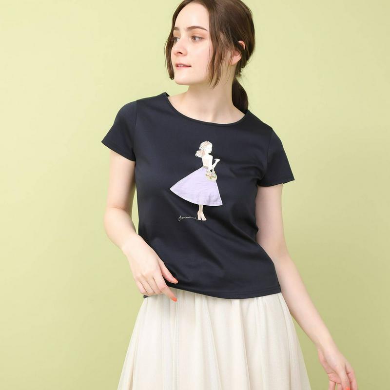 立体ガールＴシャツ