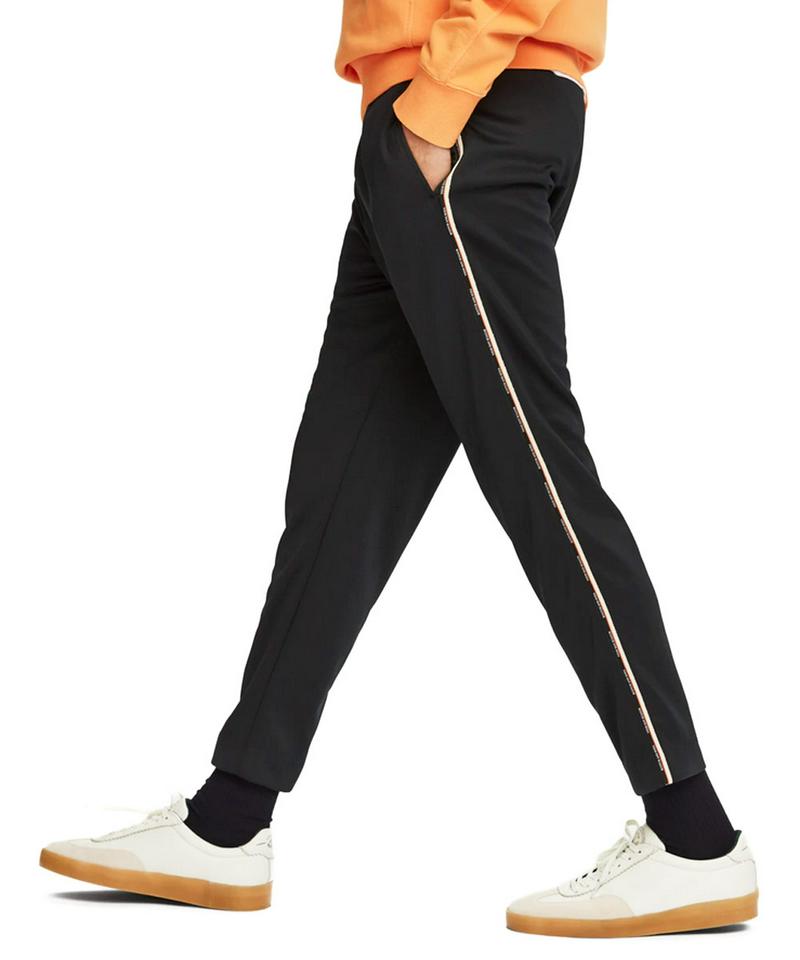 【最終値下げ】SCOTCH & SODA スコッチ&ソーダ パンツ Logo Tape Sweatpants ブラック 292-13504 メンズ ボトムス スリム ジャージ ライン スポーツ アメカジ 送料無料