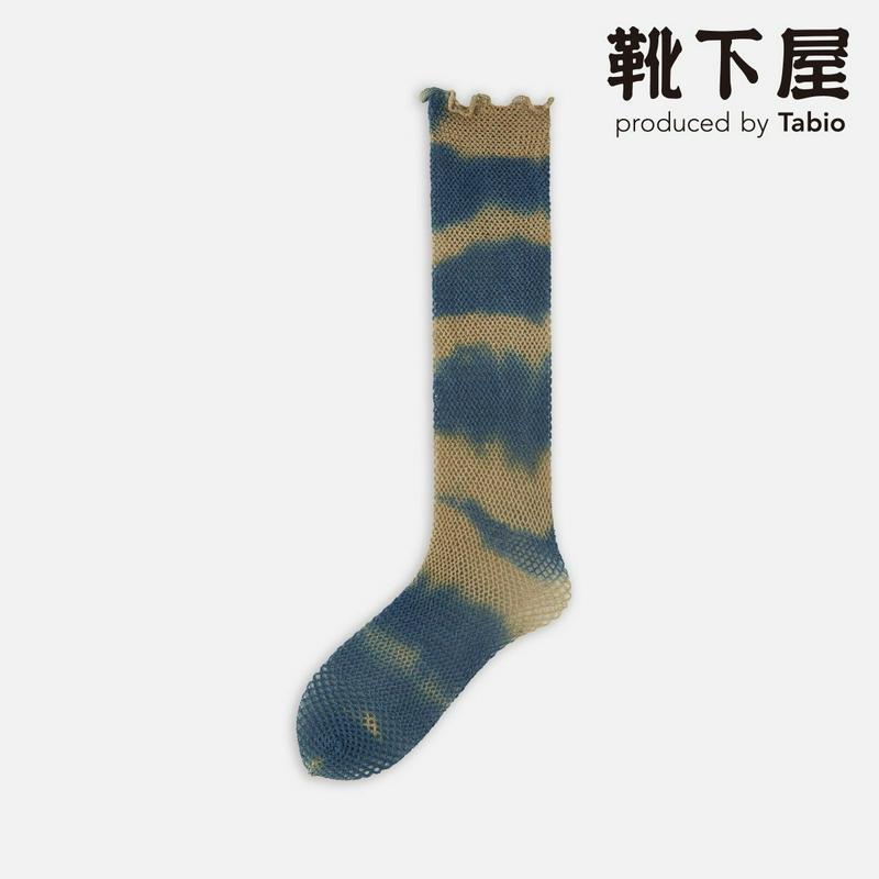 【全品送料無料★〜6/11 23:59迄】【あす楽】【Tabio】 トーションタイダイハイソックス / 靴下屋 靴下 タビオ くつ下 ハイ レディース 日本製