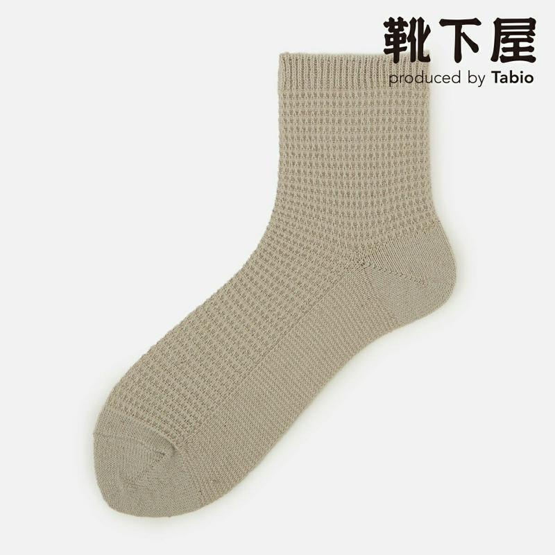 【全品送料無料★〜6/11 23:59迄】【あす楽】【靴下屋】 麻サーマル風ショートソックス / 靴下 タビオ Tabio くつ下 ショート レディース 日本製 2206ka