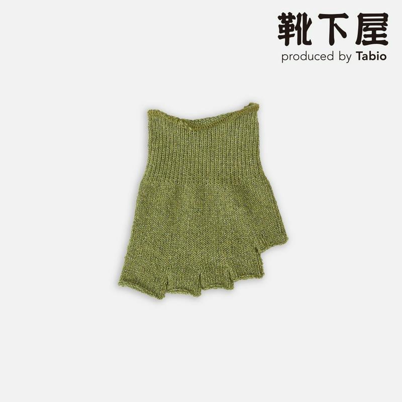 【全品送料無料～6/26 09:59迄】【あす楽】【公式 Tabio】 麻 混 ラメ 指切り ハーフカバー / 靴下屋 靴下 タビオ くつ下 サンダルソックス パーツソックス サンダル用靴下 浴衣 下駄 痛くない 夏 ラメ レディース 黒 日本製