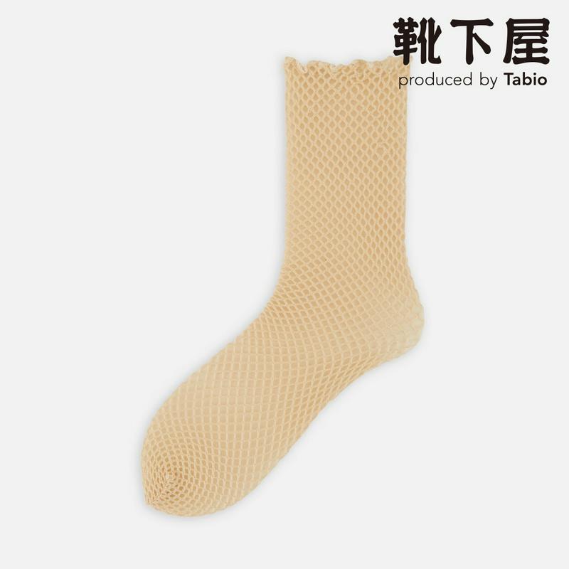 【あす楽】【靴下屋】 トーションフィッシュネットメロウソックス / 靴下 タビオ Tabio くつ下 レディース 日本製
