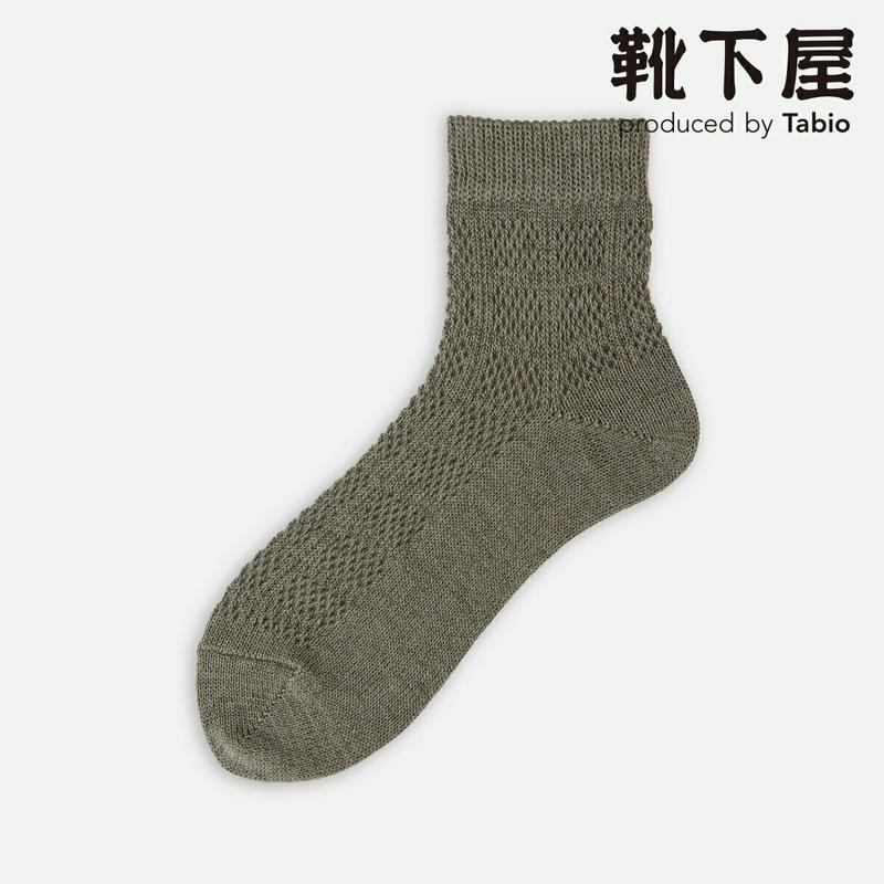 【全品送料無料★〜6/11 23:59迄】【あす楽】【Tabio】 マクラメ風メッシュショートソックス / 靴下屋 靴下 タビオ くつ下 ショート ラメ レディース 日本製